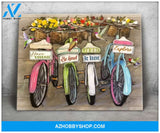 Have Courage Hummingbird Wall Art Canvas