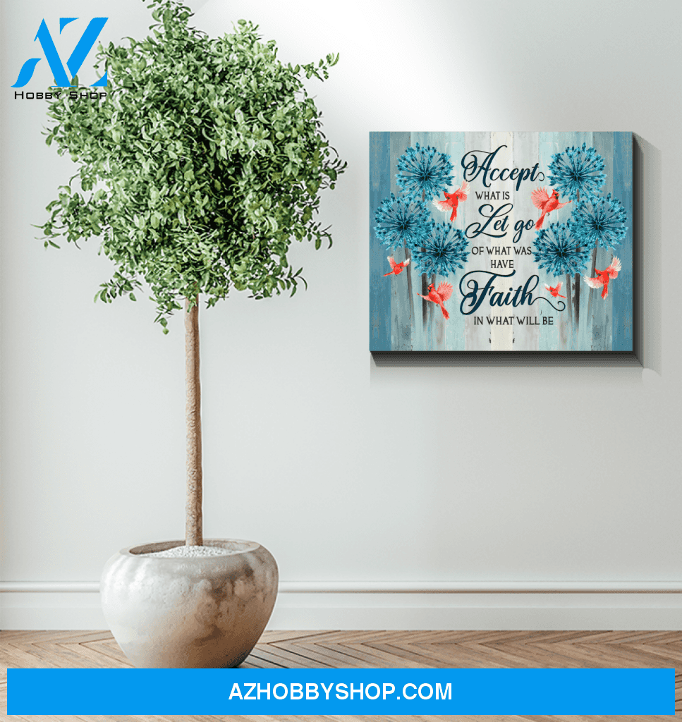 Have Faith Cardinal Wall Art Canvas
