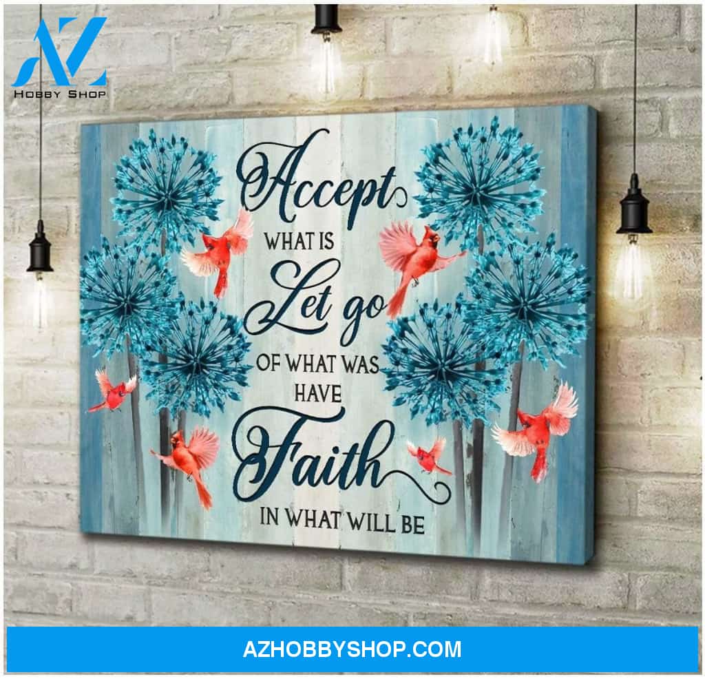 Have Faith Cardinal Wall Art Canvas