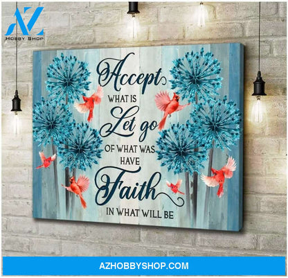 Have Faith Cardinal Wall Art Canvas