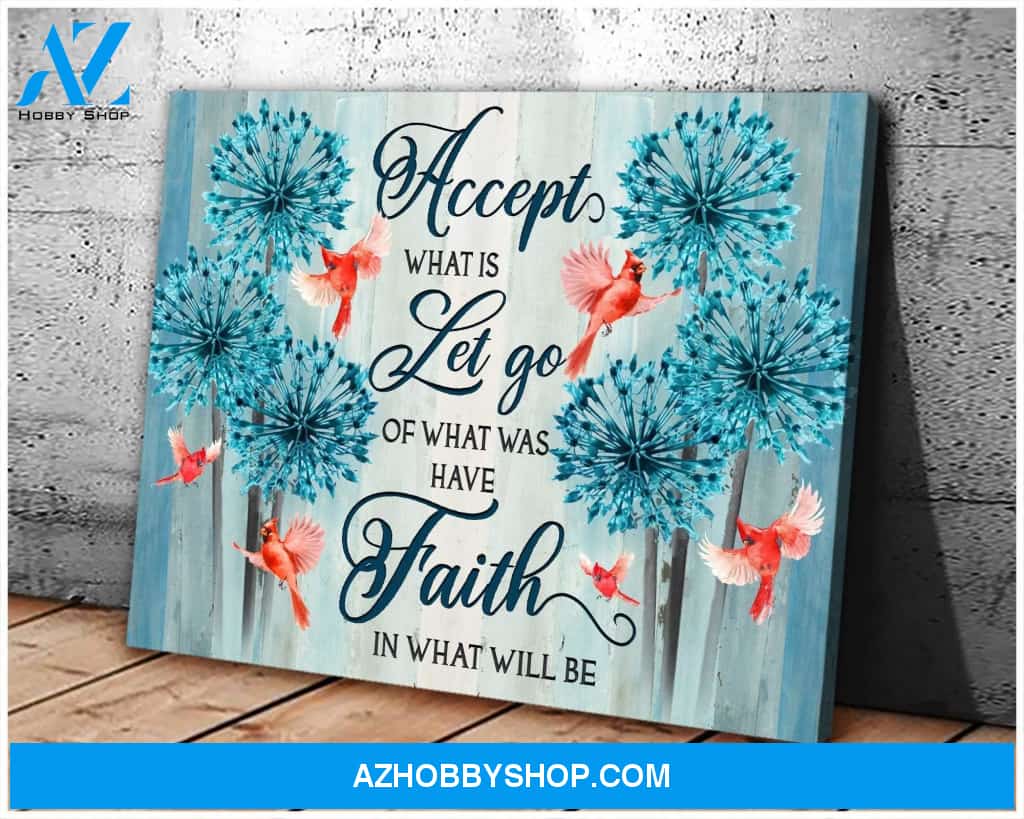 Have Faith Cardinal Wall Art Canvas