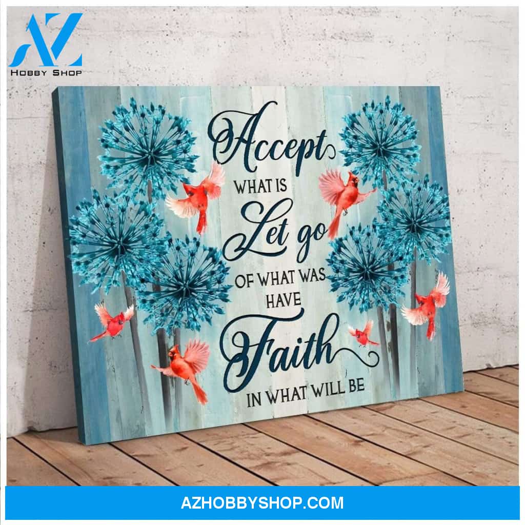 Have Faith Cardinal Wall Art Canvas