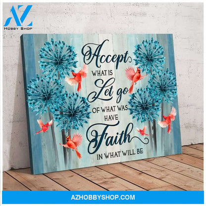 Have Faith Cardinal Wall Art Canvas