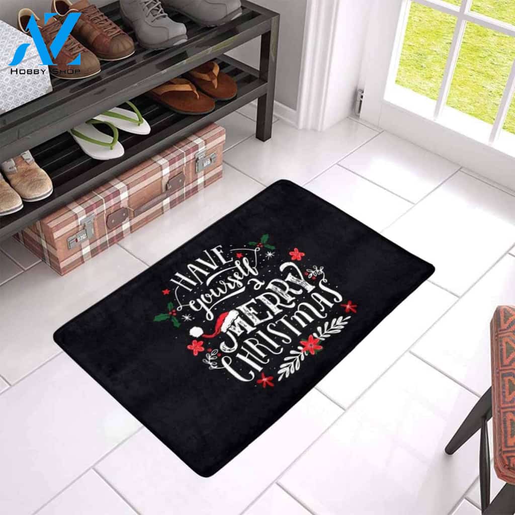 Have Yourself A Merry Christmas Doormat Indoor And Outdoor Mat Entrance Rug Sweet Home Decor Housewarming Gift Gift Friend Family Christmas Holiday