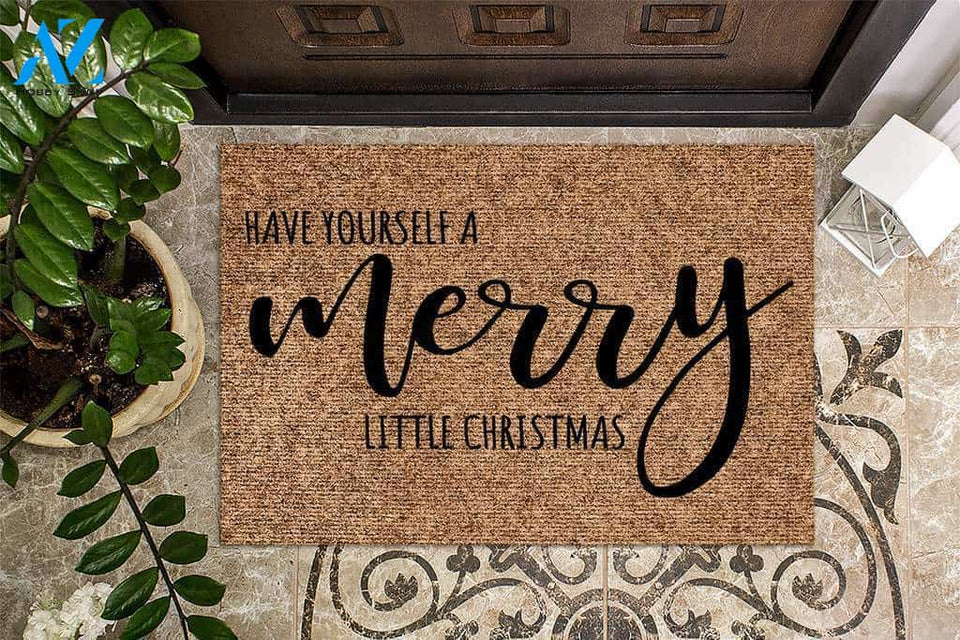 Have Yourself a Merry Little Christmas Doormat | Welcome Mat | House Warming Gift