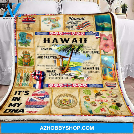 Hawaii Blanket, Hawaii Where Love Is