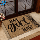 Hay Girl Hay Donkey Doormat | WELCOME MAT | HOUSE WARMING GIFT