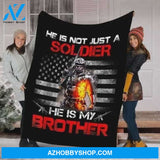 He Is Not Just A Soldier Fleece Blanket