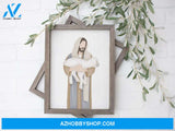 He Leaveth the Ninety and Nine, Jesus Canvas And Poster, Wall Decor Visual Art
