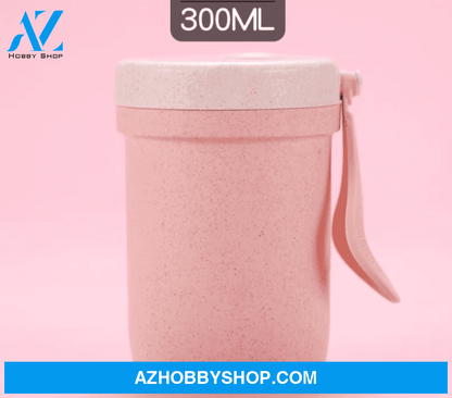 Healthy Material Microwave Dinnerware Lunch Box Pink