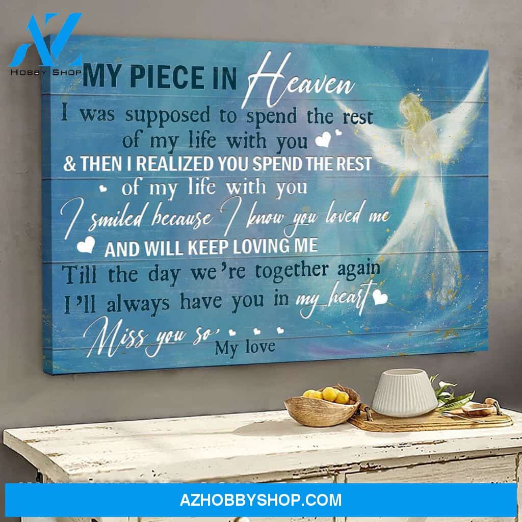 Heaven - Angel - Miss you so - Landscape Canvas Prints, Wall Art
