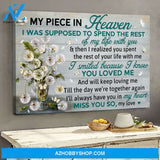 Heaven - Dandelion - I smiled because I know you love me - Landscape Canvas Prints, Wall Art