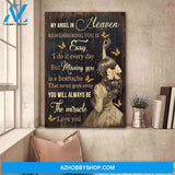 Heaven - Missing you is a heartache that never goes away Portrait Canvas Prints, Wall Art