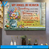 Heaven - Remembering you is easy but missing you is a heartache that never goes away - Landscape Canvas Prints, Wall Art