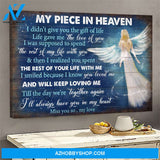 Heaven - Till the day we're together again Landscape Canvas Prints, Wall Art