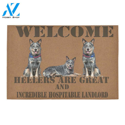 Heeler Great Landlord Hospitable Doormat Indoor And Outdoor Mat Entrance Rug Sweet Home Decor Housewarming Gift Gift For Friend Family Stem Feminist