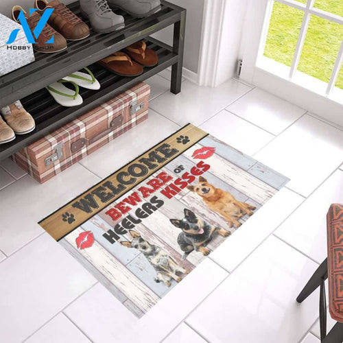 Heeler Kisses doormat | Welcome Mat | House Warming Gift