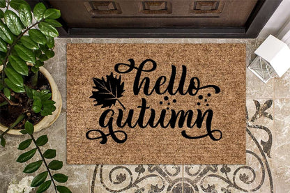 Hello Autumn Door Mat