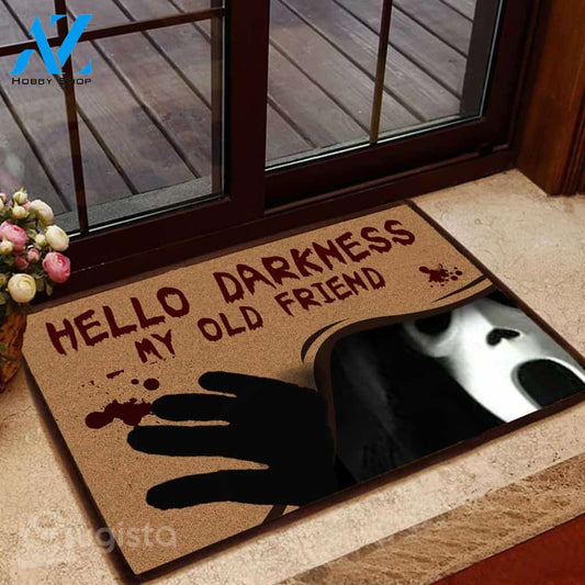Hello Darkness Horror Halloween 3 Doormat | Colorful | Size 8x27'' 24x36''
