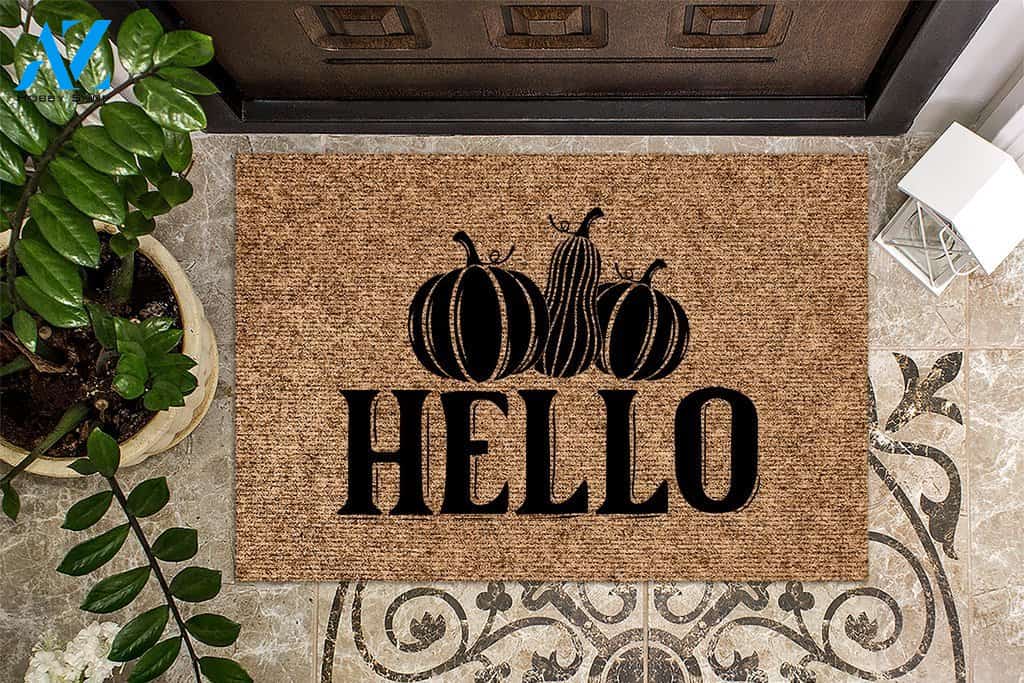Hello Fall Doormat | Welcome Mat | House Warming Gift