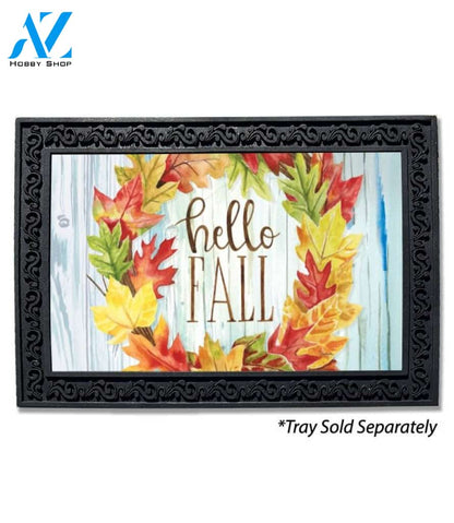 Hello Fall Wreath Doormat - 18" x 30"