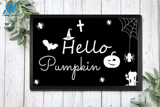 Hello Pumpkin Doormat - Halloween Doormat Fall Indoor And Outdoor Doormat Warm House Gift Welcome Mat Home Decor Classroom Decor Gift For Halloween