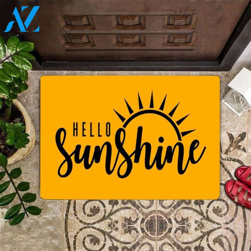Hello Sunshine Doormat Welcome Mat Sunflower Doormat Indoor And Outdoor Doormat Warm House Gift Welcome Mat Birthday New House Gift Idea