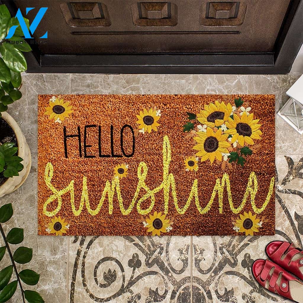 Hello sunshine sunflower doormat – LIMITED EDITION