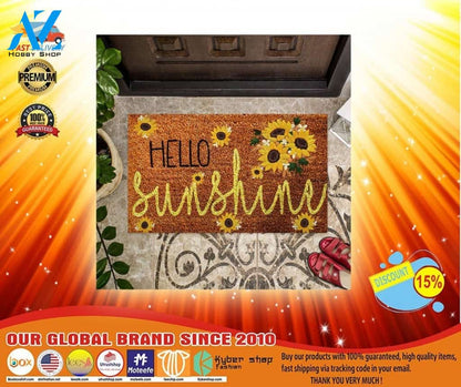 Hello sunshine sunflower doormat – LIMITED EDITION