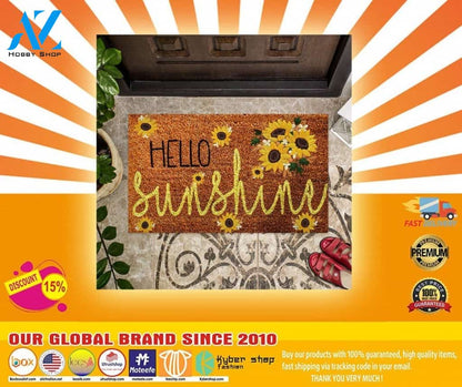 Hello sunshine sunflower doormat – LIMITED EDITION