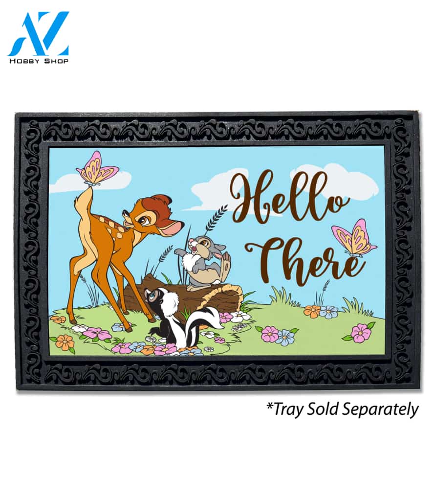 Hello There Bambi Doormat - 18" x 30"