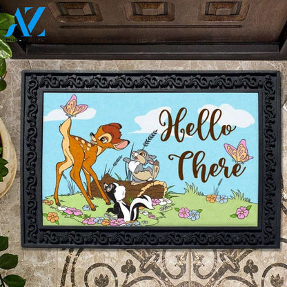 Hello There Bambi Doormat - 18" x 30"