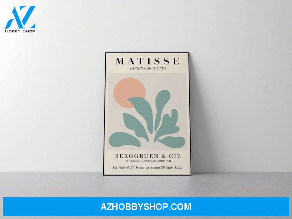 Henri Matisse Green Plant Canvas And Poster, Wall Decor Visual Art