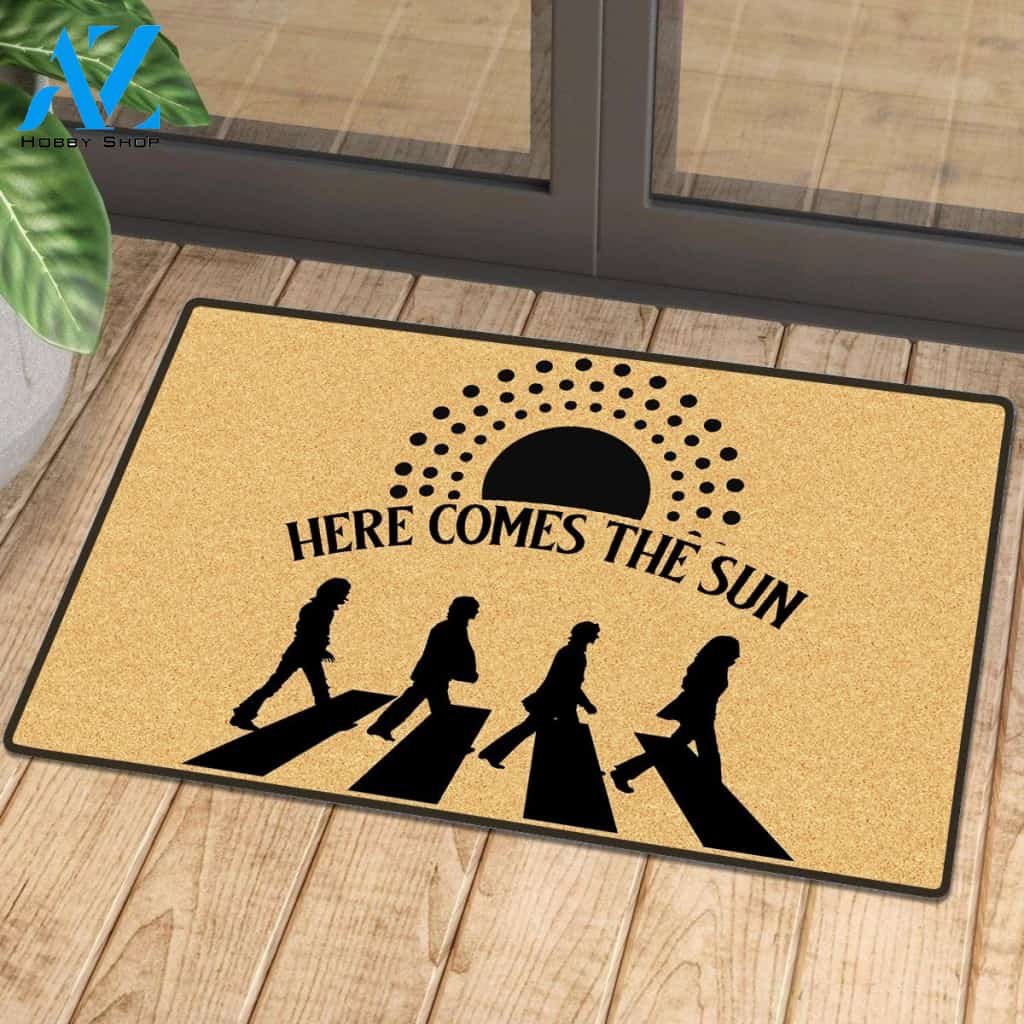 Here Comes The Sun Indoor Mat | Welcome Mat | House Warming Gift