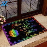 Here Queer And Rolling Initiative Doormat | Welcome Mat | House Warming Gift