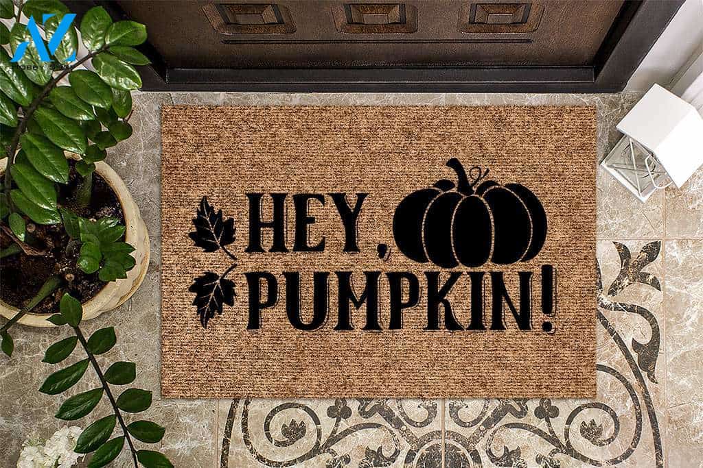 Hey Pumpkin Fall Doormat