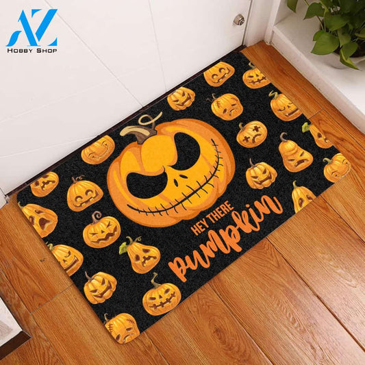 Hey There Pumpkin All Over Printing Doormat | Welcome Mat | House Warming Gift