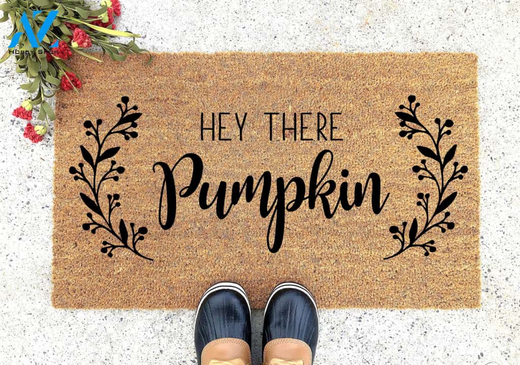 Hey There Pumpkin Doormat