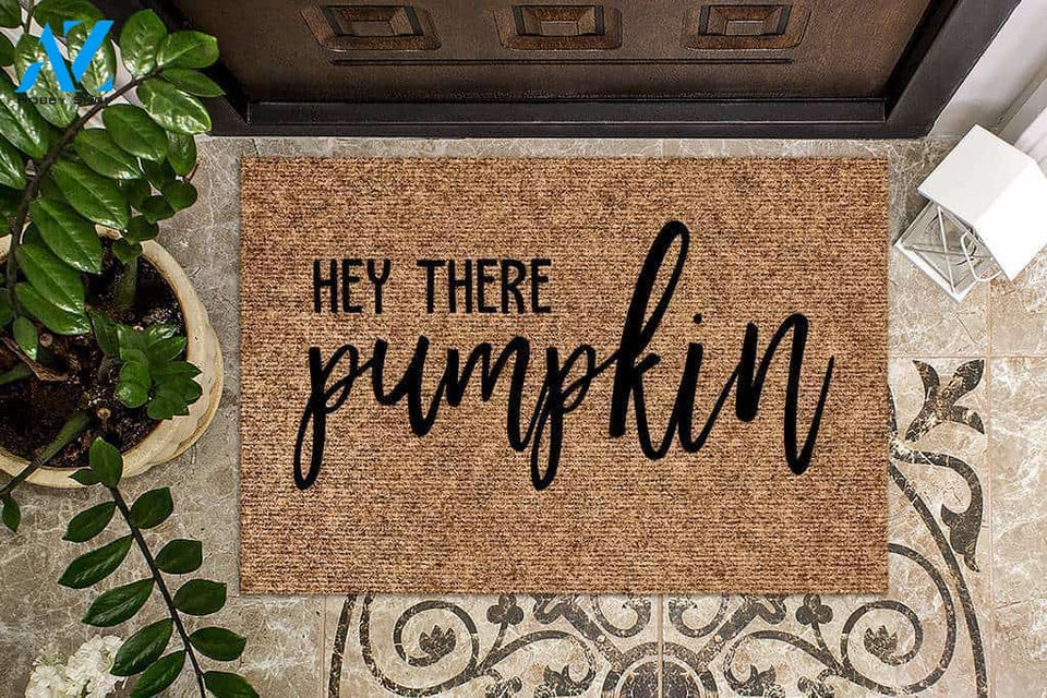 Hey There Pumpkin Doormat | Welcome Mat | House Warming Gift