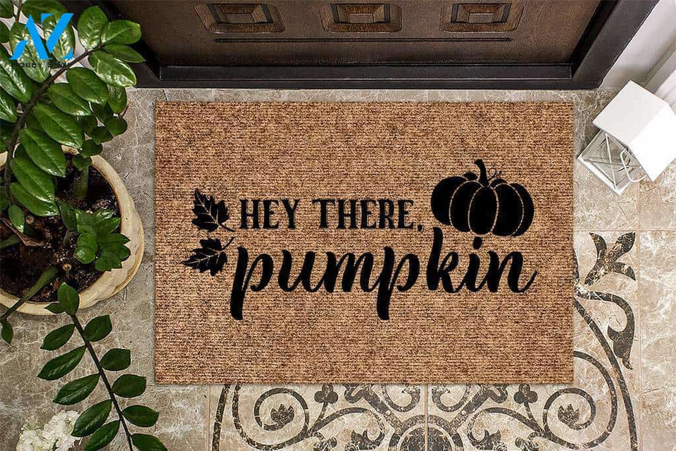 Hey There Pumpkin Fall Doormat | Welcome Mat | House Warming Gift