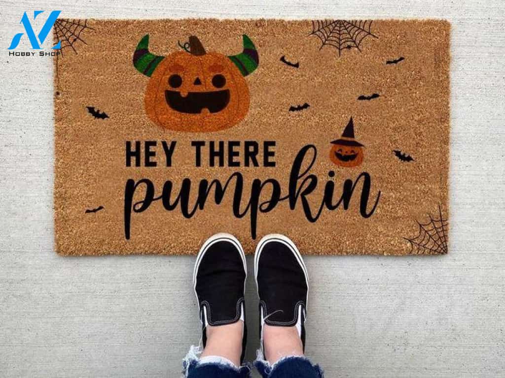 Hey There Pumpkin Halloween Doormat Rug 3d Full Printing doormat - NQS724
