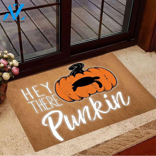 Hey There Pumpkin Turtle Doormat Welcome Mat Housewarming Gift Home Decor Funny Doormat Gift For Turtle Lovers Gift For Halloween