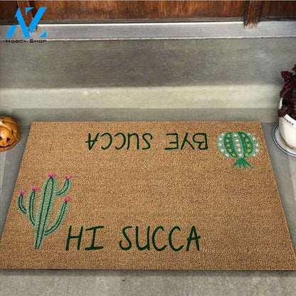 Hi Succa Bye Succa Funny Indoor And Outdoor Doormat Warm House Gift Welcome Mat Gift For Succa Lovers
