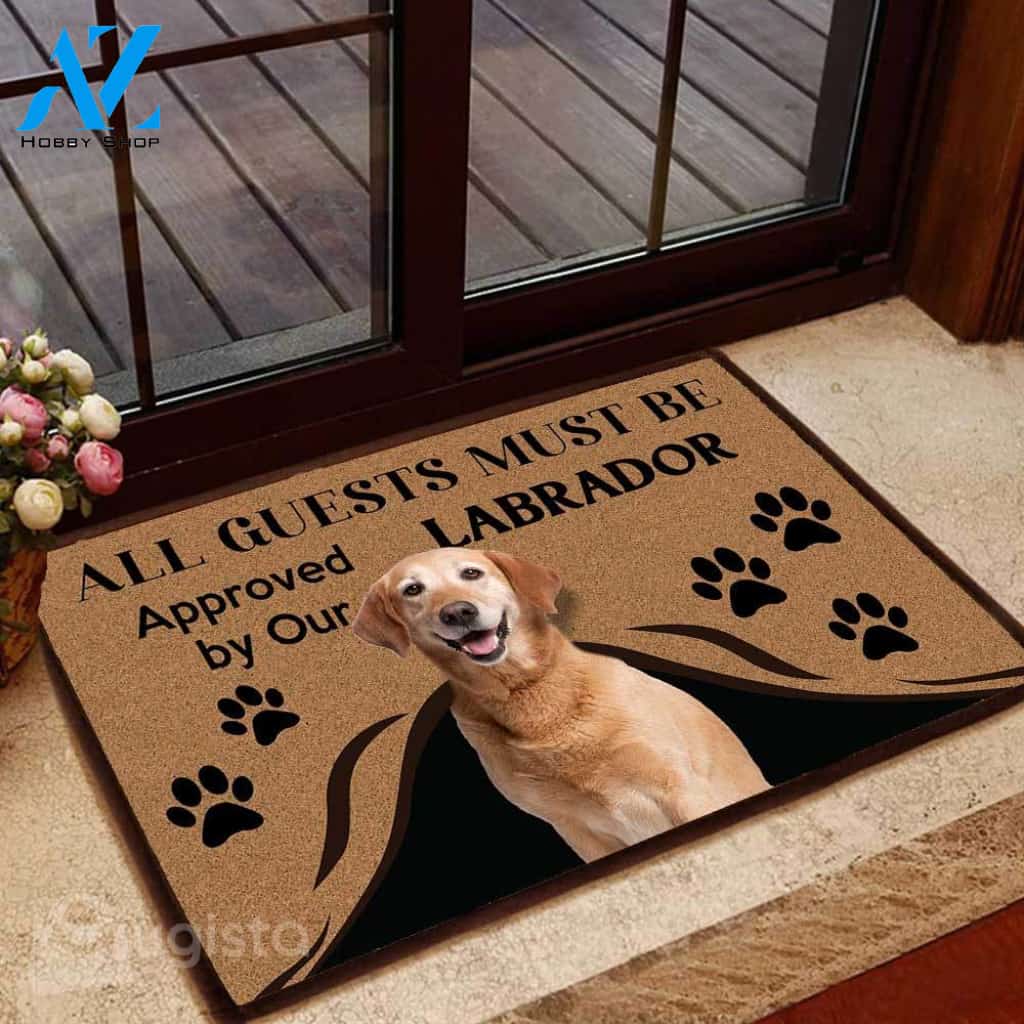 [High quality] all guests must be approved by our labrador doormat