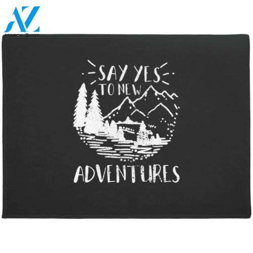 Personalized Name Family House Hiking Climbing Adventure Expedition Doormat Welcome Mat House Warming Gift Home Decor Funny Doormat Gift Idea