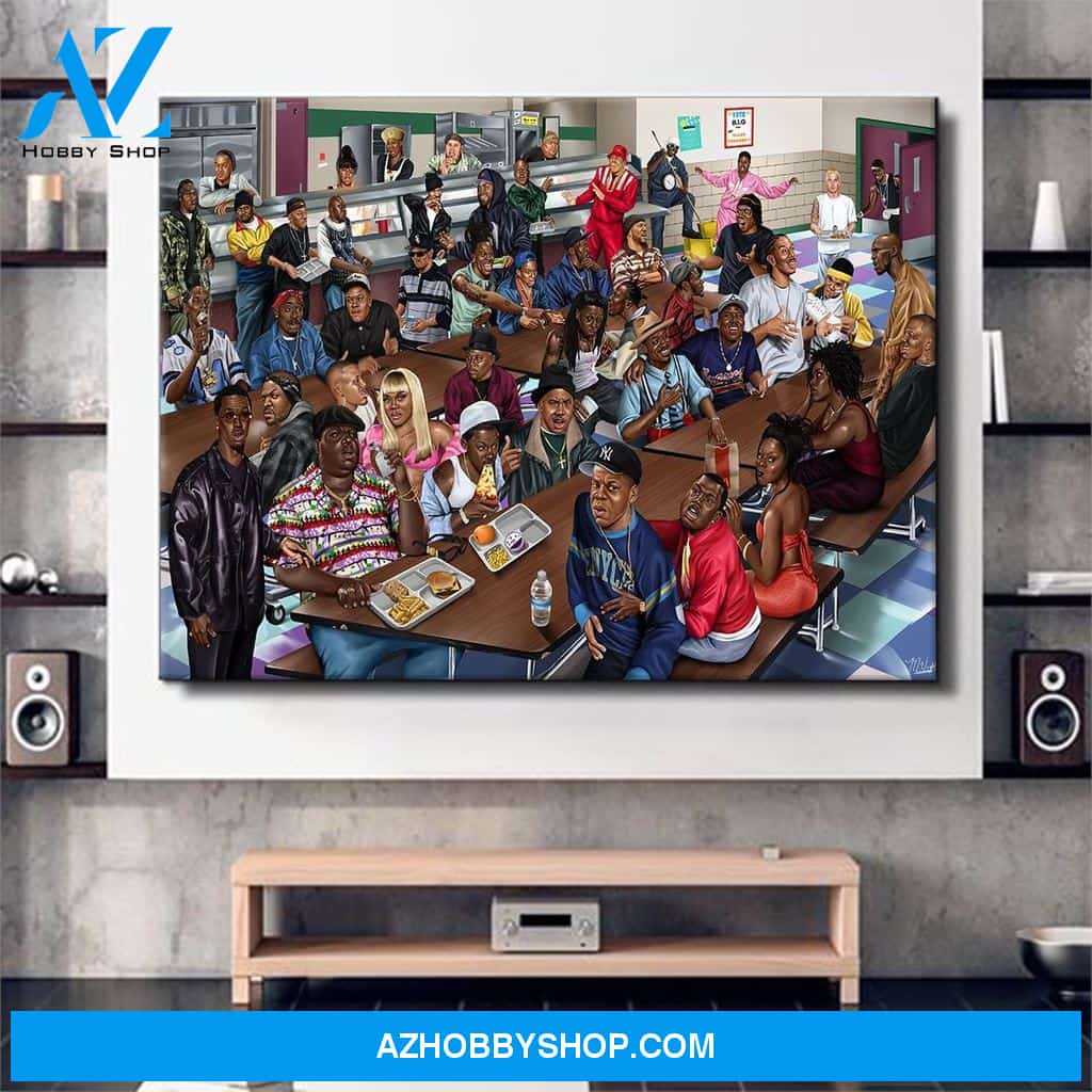 Hip Hop Music Canvas And Poster, Canvas Wall Art, Wall Decor Visual Art