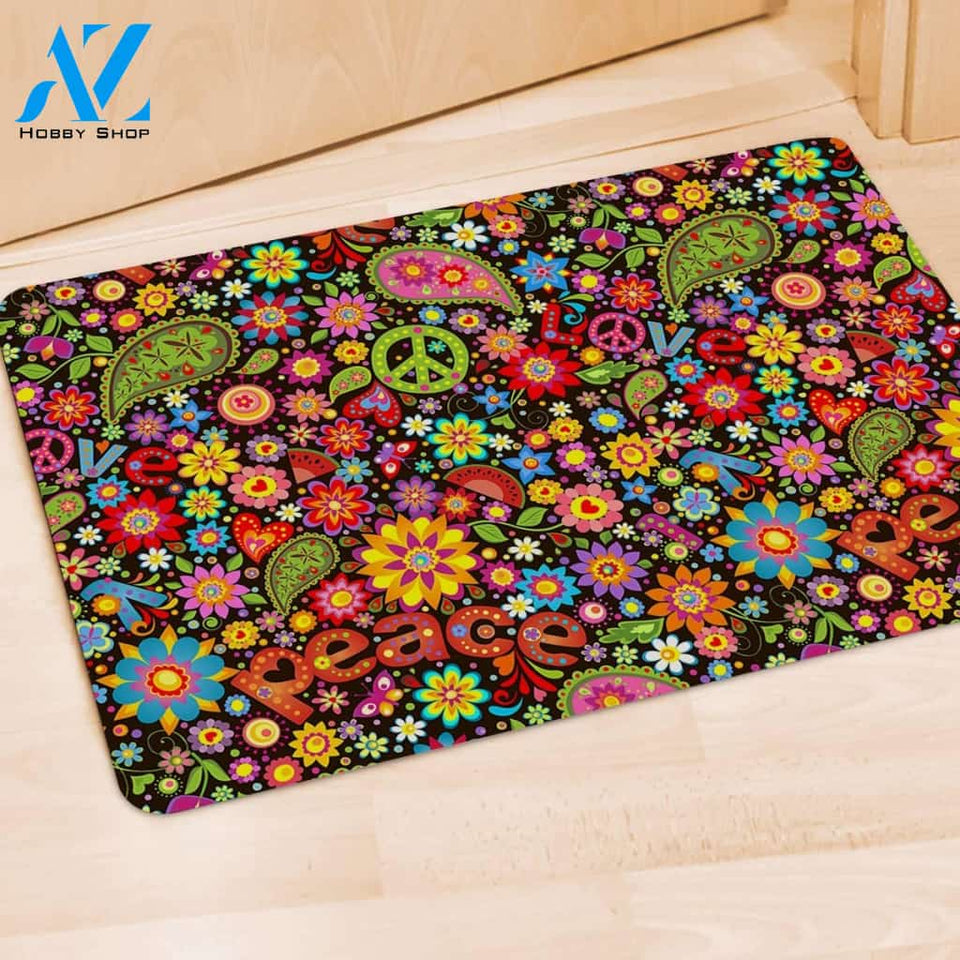 Hippe Peace Door Mat