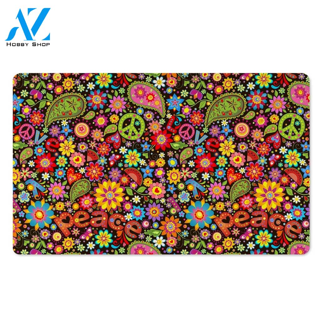 Hippe Peace Door Mat