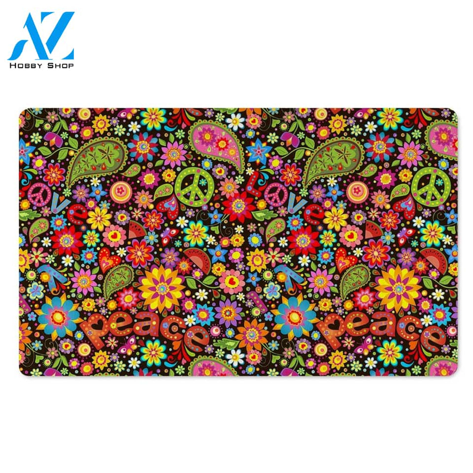Hippe Peace Door Mat