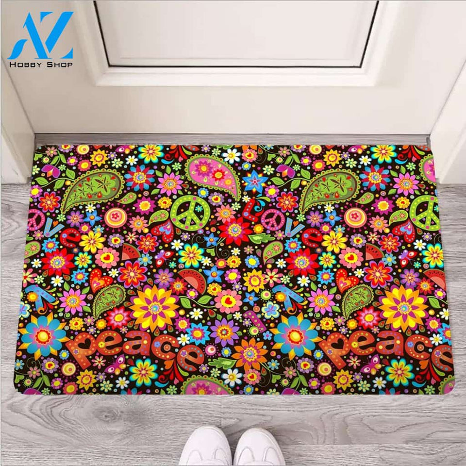 Hippe Peace Door Mat